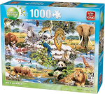 King International Animal World Puzzle, 1000 tk.