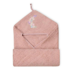 Beebi r&auml;tik kapuutsiga BabyMatex, roosa