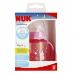 Pudel Nuk First Choise Night, roosa, 6-18 kuud, 150 ml