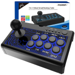 Universaalne Arcade Stick m&auml;ngude jaoks - PS3, PS4, Xbox, Nintendo Switch, PC ja Androidi kontroller t&auml;psete juhtn&ouml;&ouml;ridega
