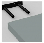 Peidetud kinnitusega riiul 235x235, hall