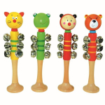 Puupulk kelladega Bino Loomad