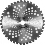 Saeketas trimmerile/v&otilde;sal&otilde;ikuritele 255x25,4 mm; Z40 Yato (YT-85150)