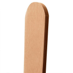 Piirdeaed 200x80cm, WPC, pruun