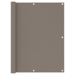 vidaXL r&otilde;dusirm, pruunikashall, 120 x 600 cm, oxford-kangas, Rusva