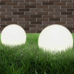 vidaXL LED-lambid, 2 tk, kera, 30 cm, PMMA