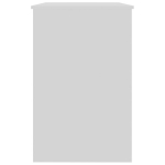 vidaXL kirjutuslaud, valge, 100 x 50 x 76 cm puitlaastplaat