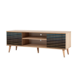 TV-laud Kalune Design 863(I), tumesinine/tamme v&auml;rv