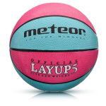 Korvpallipall Meteor Layup #5 roosa/sinine