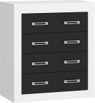 Kummut Verin 4S, must/valge