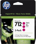 HP 712 3-Pack 29-ml Magenta DesignJet