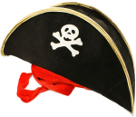 Karnevali stiilis Pirate Bicorne Hat, UNI