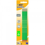 Pliiatsid kustutuskummiga Bic Evolution Original HB, 4 tk pakendis 049012