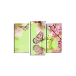 Kolmeosaline reproduktsioon Liblikad ja lilled