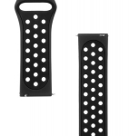 Silikoonist kellarihm Tactical 234 Double 22 mm, must