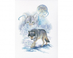 Ristpistes tikkimiskomplekt "Hunt", 25.5 x 35, RTO