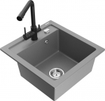 Graniidist k&ouml;&ouml;givalamu Mexen Vito koos segisti ja sifooniga, Grey+Black