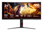 Monitor AOC Gaming CU34G4Z 34" Fast-VA WQHD 240Hz 450cd/m&sup2; 1ms