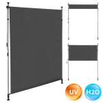 Kinnitus- ja laiendusmarkiis, v&auml;ndaga ruloo, k&otilde;rguse reguleerimine, antratsiit MultiGarden