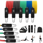 5 kummist treeningurihmade komplekt takistuskummid multifunktsionaalne trenaž&ouml;&ouml;r fitness