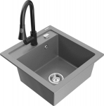 Graniidist k&ouml;&ouml;givalamu Mexen Vito koos segisti ja sifooniga, Grey+Black