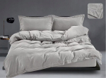 Voodipesu komplekt Premium puuvillamakosatiin 200x220 4 osa koos voodilinaga