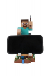 Figuriin Minecraft Steve - EKSKLUSIIVNE M&Auml;NGIMINE - Kabel Guys - K&otilde;rvaklappide, nutitelefoni v&otilde;i v&auml;ikese aksessuaari tugi - 20 cm