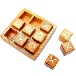 Koka spēle "Tic Tac Toe", 115x115 mm.