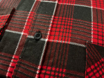 Flanell t&ouml;&ouml; s&auml;rk LEON punane- L 182/42, 42