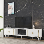 TV-laud Asir, 150x44.6x29.6 cm, valge