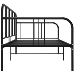 diivanvoodi raam must metallist 90 x 200 cm CFE121891