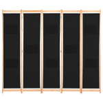 5 paneeliga sirm，ruumijagaja, must, 200 x 170 x 4 cm, kangas CFE533160