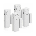 Ukse- ja aknaalarm - 4 juhtmevaba sissetungijalarmi komplekt - kodu turvalisus sissemurdmise vastu - magnetiline t&ouml;&ouml;