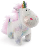 Nici Pehme m&auml;nguasi &Uuml;kssarvik Moon Keeper 22 cm - pehme pl&uuml;&uuml;sm&auml;nguasi kallistamiseks ja m&auml;ngimiseks, pl&uuml;&uuml;sm&auml;nguasi lastele ja t&auml;iskasvanutele, 48629, suurep&auml;rane kingiidee, valge