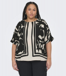 Only Carmakoma naiste pluus 15343695*01, must/beež