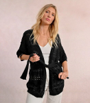 Molly Bracken naiste kardigan LA1708DP*01, must 3542915027347