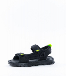 Poiste sandaalid 443451 01, must/kollane
