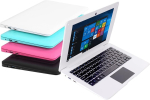 S&uuml;learvuti Bigmachine Windows 10 s&uuml;learvuti Mini 10.1 tolli 32gb klaviatuur Azerty prantsuse Ultra &otilde;huke ja kerge Netbook Quad Core Pc Hdmi veebikaamera Netflix Youtube (valge)