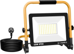 Willpower kaasaskantav led ehitusprožektor 50 w 5000 lm led t&ouml;&ouml;prožektor pistikuga kokkuklapitav kronstein led esituli 6000 k valge ip66 veekindel led prožektor t&ouml;&ouml;koja ehituseks