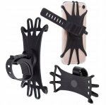 Aptel jalgratta telefonihoidik nutitelefonile, silikoonist universaalne lenksukinnitus Rw58