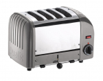 Dualit 4-viilu r&ouml;ster, Vario Classic, Metallic Silver