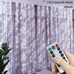 USB-toitega LED Katega Tuled Puldi abil, baltas