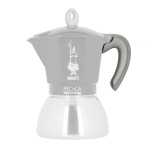 Bialetti - Hall asendus k&auml;epide Moka Induction 6tz jaoks, Bialetti - Replacement Grey Handle for Moka Induction 6tz