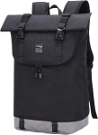 Evervanz unisex roll-top veekindel matkaseljakott, kerge vabaaja seljakott, stiilne koolikott