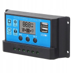 P&auml;ikese laadimise kontroller Lcd Topelt-usb Pwm regulaator