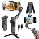 Gimbal stabilisaator telefonile 3-teljeline k&auml;sitsi | telefoni nutitelefoni hoidik