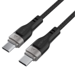 Acefast C11-03 Magnetiline USB-C kuni USB-C Kaabel, must