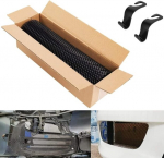 Alumiiniumist grill 100x33 cm, must, 2 konksuga