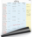 Packlist magnetiline perekalender kuu k&uuml;lmkapi disainile A3 magnetiline kuuplaanija hea pereplaneerimise, &uuml;lesannete ja igap&auml;evaste tegevuste jaoks organiseeritud perele!