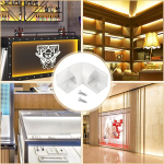 Dasyusuo 90 kraadi led profiili nurgakonnektor 12 t&uuml;kki v-kujuline nurgakonnektor led profiil 90 kraadi led kanali nurgakonnektor v-kujulise led riba alumiiniumprofiilile